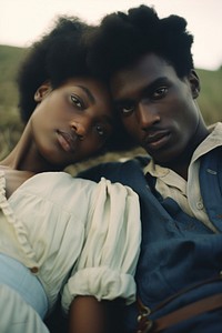 Juneteenth poster photography portrait togetherness. AI generated Image by rawpixel.