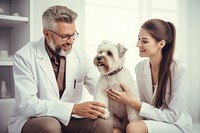 Dog veterinarian mammal animal. AI generated Image by rawpixel.