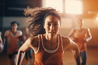 Professional female basketball dancing sports adult. AI generated Image by rawpixel.