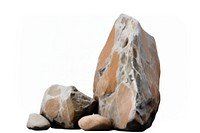 Stone human rock white background. AI generated Image by rawpixel.