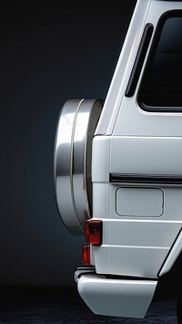 A photo of generic luxury detail white SUV car. AI generated Image by rawpixel. 