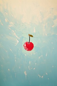 Cherry art reflection floating. 