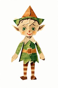 Elf art paper toy. AI generated Image by rawpixel.