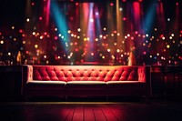 Sofa furniture nightclub lighting. 