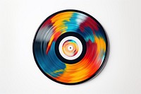 Gramophone record white background vinyl record. 