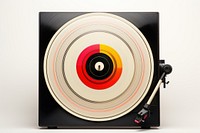 Gramophone record white background vinyl record. 