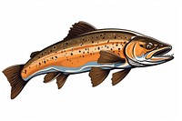 Trout trout fish animal. AI generated Image by rawpixel.
