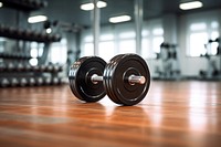 Gym dumbbell fitness sports. 