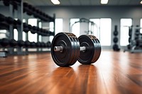 Gym dumbbell fitness sports. 