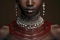 African tribal designs necklace jewelry adult. 