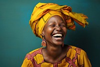 African dress laughing adult smile. 