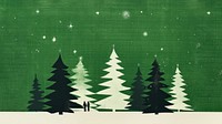 risograph printing illustration minimal simple Christmas, winter.  