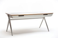 Desk furniture table white. AI generated Image by rawpixel.
