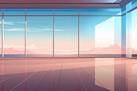 Empty room architecture flooring building. AI generated Image by rawpixel.