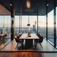 City room architecture furniture. AI generated Image by rawpixel.