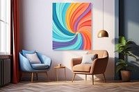 Art canvas architecture furniture painting. AI generated Image by rawpixel.