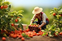 Fruit farm agriculture gardening. 