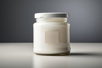 Jar label container lighting. 