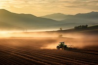 Field agriculture landscape outdoors. 