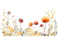 Fall flowers pattern drawing plant. AI generated Image by rawpixel.