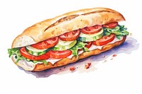 Sandwich bread food vegetable. 