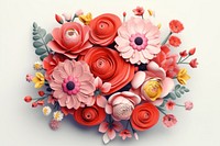 Flower bouquet art pattern. AI generated Image by rawpixel.