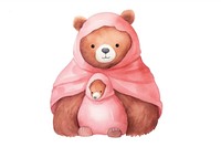Mother bear cartoon mammal cute. AI generated Image by rawpixel.