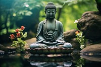 Buddha statue buddha representation spirituality. AI generated Image by rawpixel.