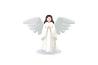 Angel god white representation. 