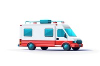 Hospital car ambulance vehicle van. AI generated Image by rawpixel.