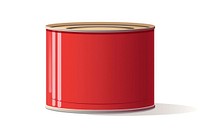 Cylinder tin white background container. AI generated Image by rawpixel.