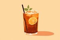 Iced tea cocktail drink juice. 