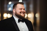 Wedding tuxedo photography portrait smiling. 