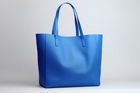 Tote bag shoulder handbag blue. 