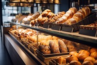 Bakery market bread food. 