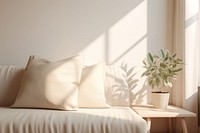 Living room pillow cushion plant. AI generated Image by rawpixel.