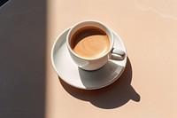 Espresso coffee cup saucer drink. 