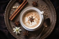 Indian masala chai coffee drink spice. 