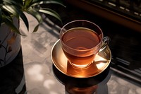 Tea cup saucer drink. AI generated Image by rawpixel.