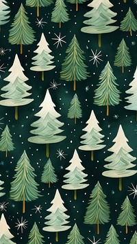 Christmas green watercolor pattern background.  