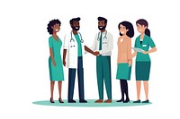 Patient doctor adult nurse. AI generated Image by rawpixel.