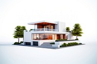 House architecture building villa. AI generated Image by rawpixel.