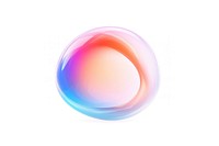 Abstract vibrant blurry Gradient Energy bubble sphere white background simplicity. AI generated Image by rawpixel.