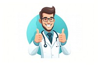 Doctor portrait white background stethoscope. AI generated Image by rawpixel.