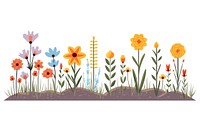 Flowers field outdoors plant petal. AI generated Image by rawpixel.