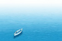 Ocean Top view boat sailboat outdoors. AI generated Image by rawpixel.