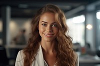 Caucasian gorgeous woman portrait smiling adult. 