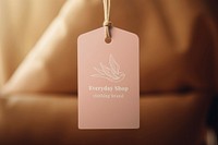 Tag label mockup psd