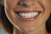 Woman smiling teeth smile white. 