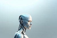 Human robot technology futuristic portrait. AI generated Image by rawpixel.